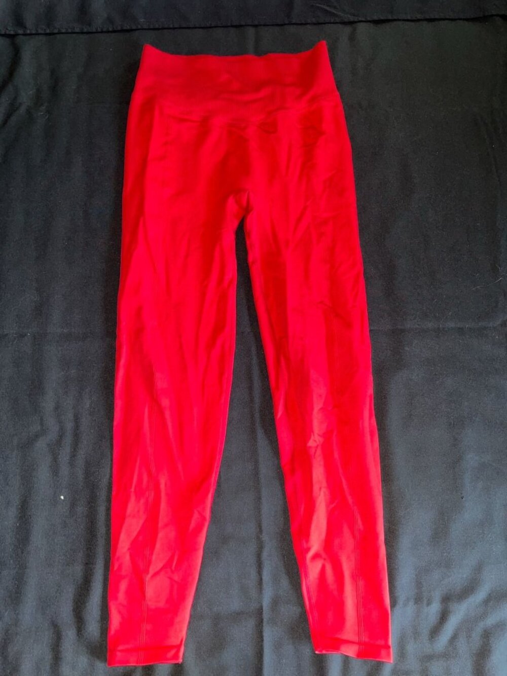 Victorias Secret Pink Seamless Red High-Waisted Leggings Medium Women’s Activewe